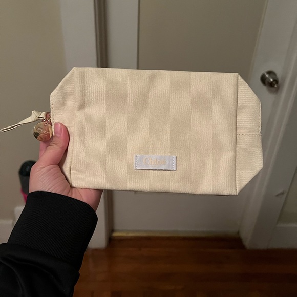 Chloe Handbags - Chloe Cream Make Up Pouch